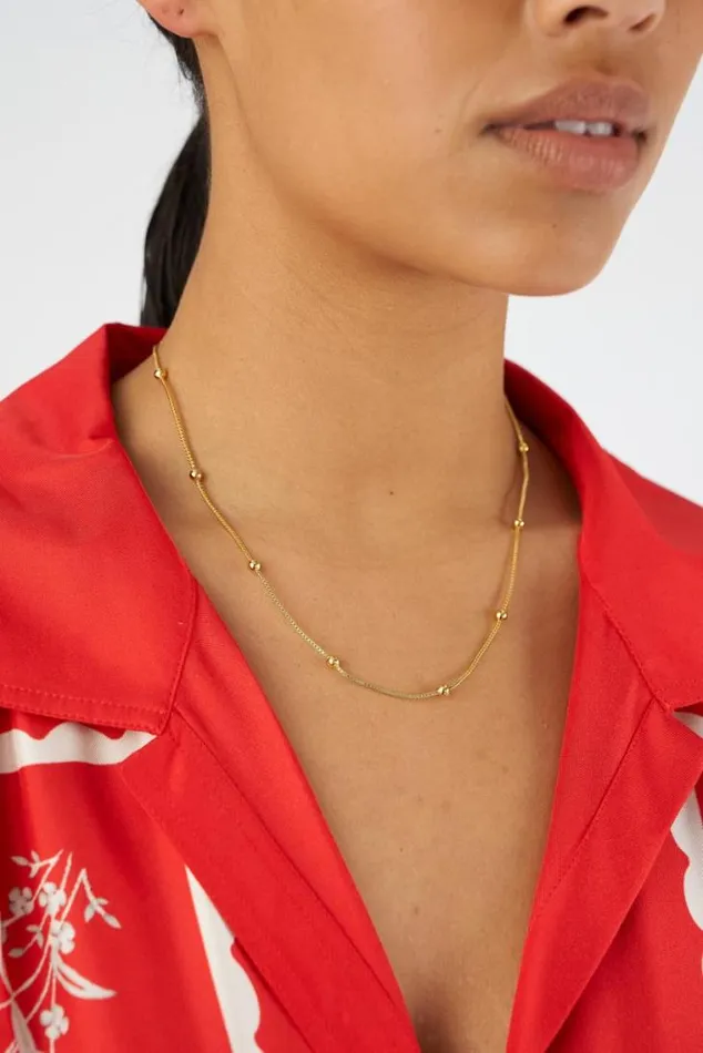Oroton Necklaces Sphere Necklace 18k Gold 8211 Jewellery