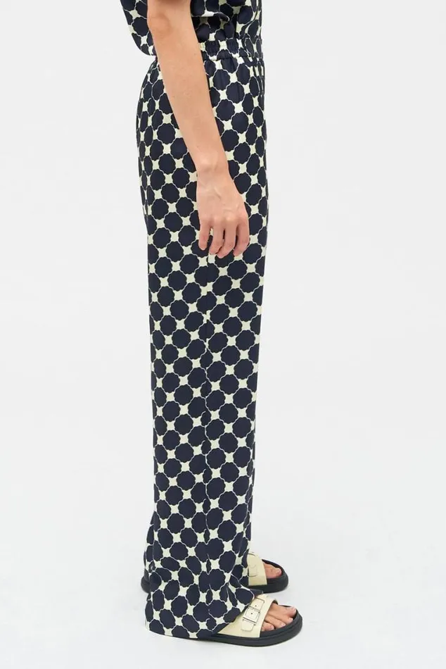 Oroton Pants Penny Flower Pant North Sea 8211 Women
