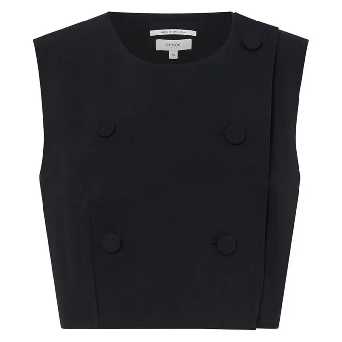 Oroton Sets Double Breasted Bodice Black 8211 Women