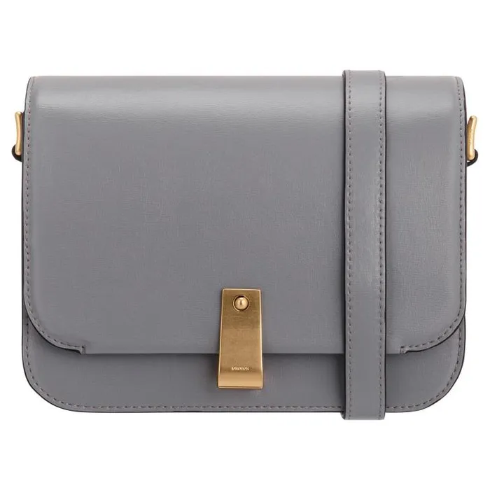 Oroton Shoulder Etta Large Day Bag Grey Flannel 8211 Women