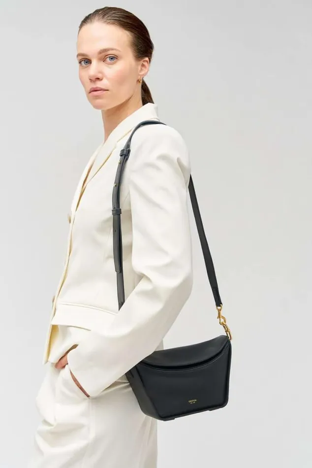 Oroton Shoulder Fable Small Day Bag Black 8211 Women