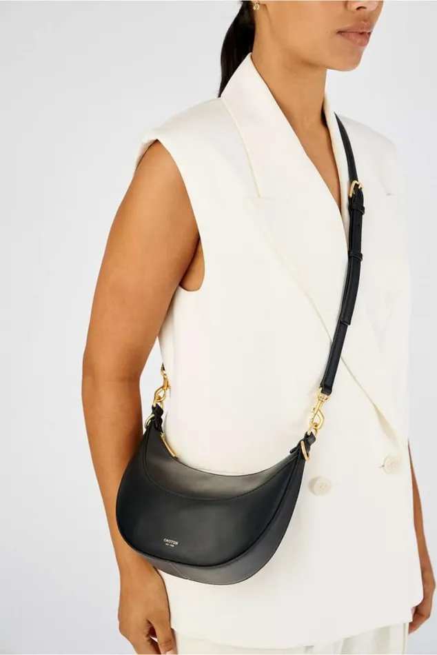 Oroton Shoulder Florence Small Shoulder Bag Black 8211 Women