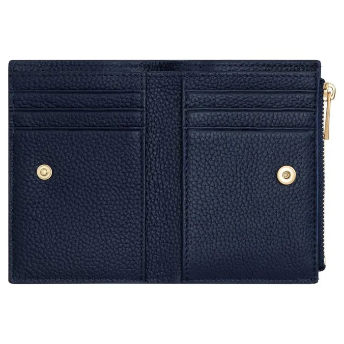 Oroton Wallets Jemima 10 Credit Card Mini Zip Wallet Fisherman Blue 8211 Accessories