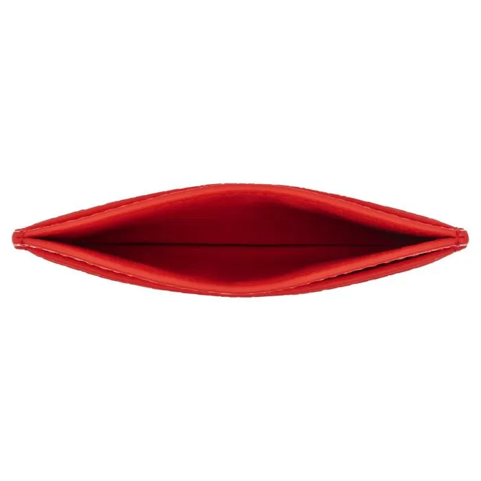 Oroton Wallets Mia Texture Card Sleeve True Red 8211 Accessories