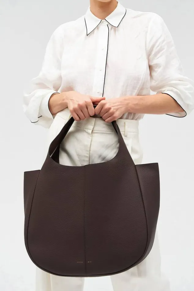 Oroton Work Emilia Large Tote Bear Brown 8211 Women