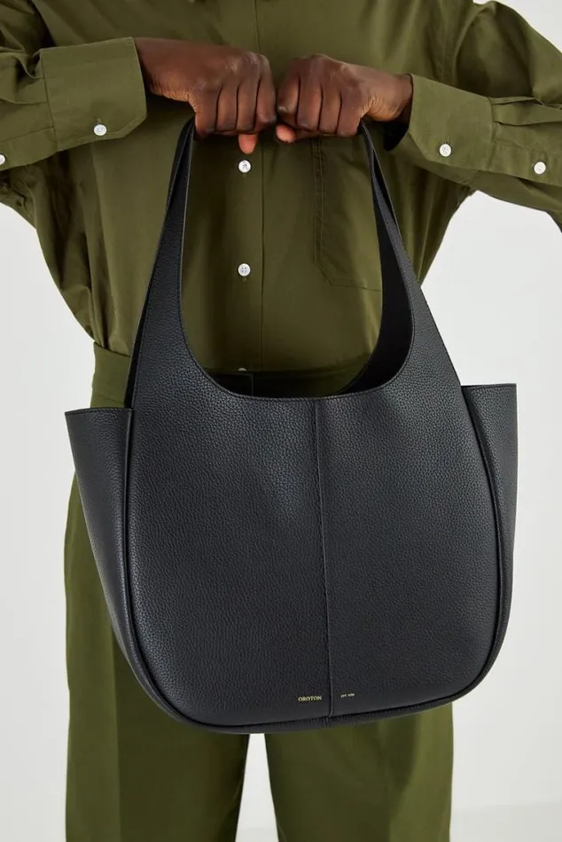 Oroton Work Emilia Tote Black 8211 Women