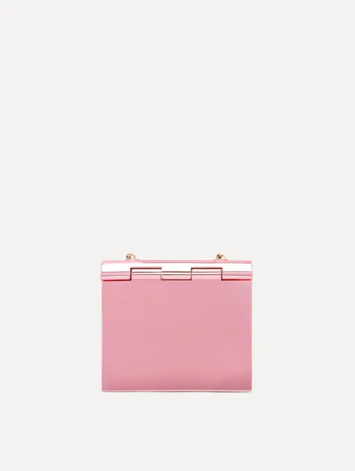 Oscar De La Renta 3D Printed Nano TRO Bag Rose Women Handbags