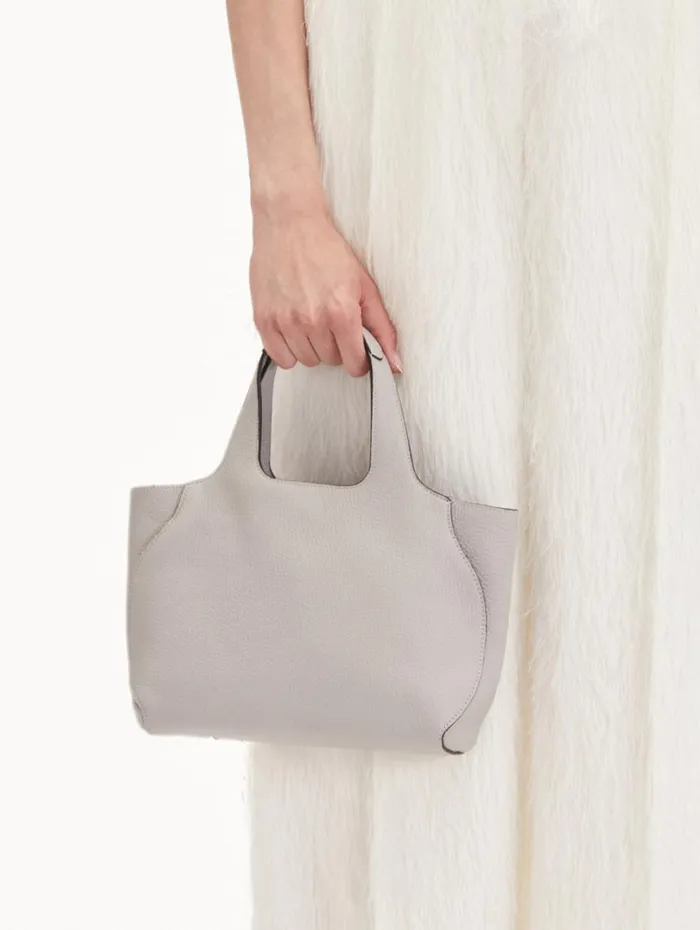 Oscar De La Renta The Mini Topaz Grigio Perla Women Signature Handbags Oscar De La Renta The Mini Topaz Grigio Perla Women Signature Handbags