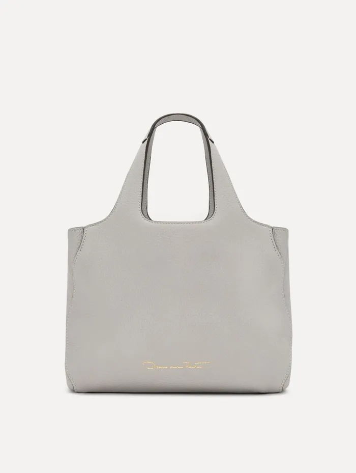 Oscar De La Renta The Mini Topaz Grigio Perla Women Signature Handbags Oscar De La Renta The Mini Topaz Grigio Perla Women Signature Handbags