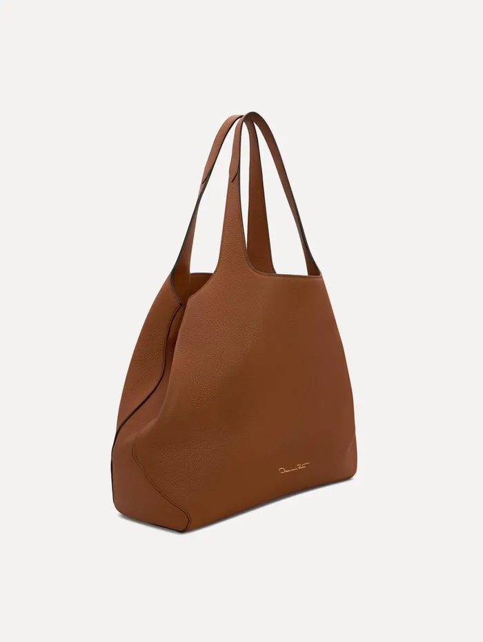 Oscar De La Renta The Topaz Cognac Women Handbags