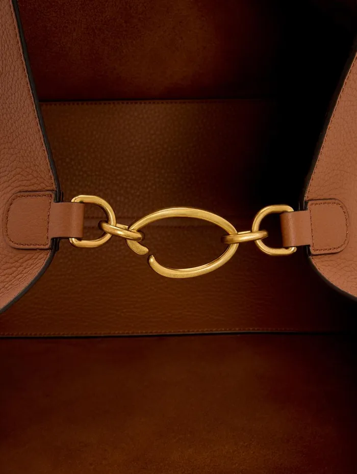 Oscar De La Renta The Topaz Cognac Women Handbags Oscar De La Renta The Topaz Cognac Women Handbags