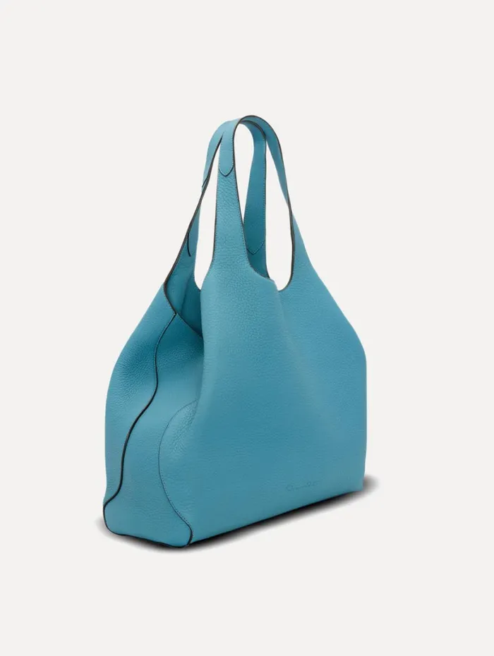 Oscar De La Renta The Topaz Denim Blue Women Handbags