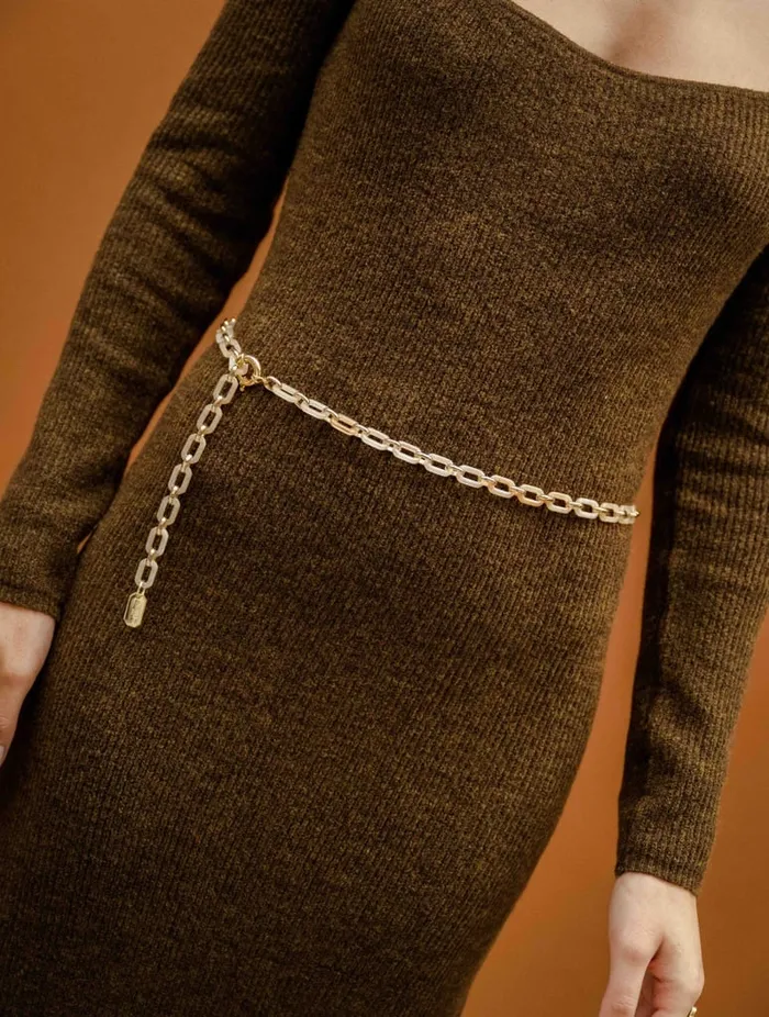 Ostuni Marbled Beige Women Bobbies Belts