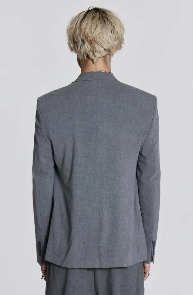Outerwear Men Jaded London Grey Goliath Blazer