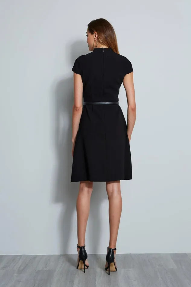 Outlet 8211 Women Dresses and Jumpsuits Elie Tahari Judith Belted Dress Black