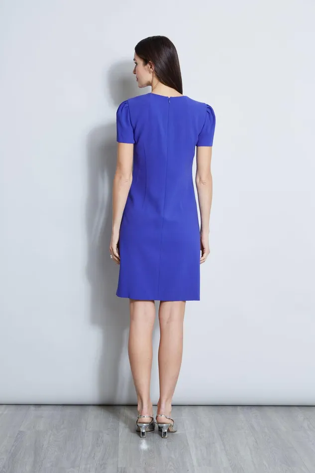Outlet 8211 Women Dresses and Jumpsuits Elie Tahari Tulip Ring Shift Dress Lapis