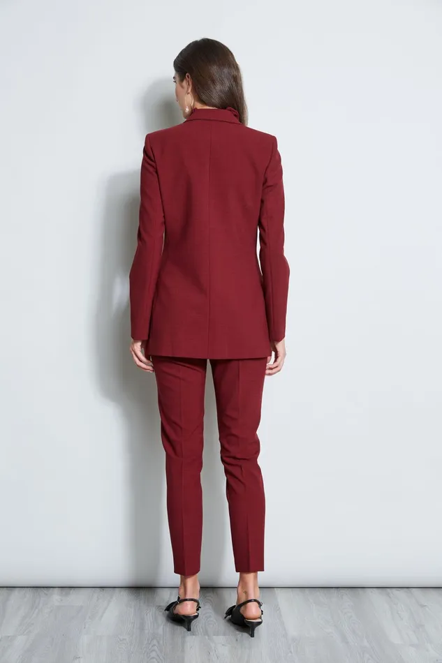 Outlet 8211 Women Jackets and Blazers Elie Tahari 7 Button Blazer Bordeaux