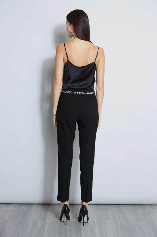 Outlet 8211 Women Tops Elie Tahari Silk Satin Cami Black