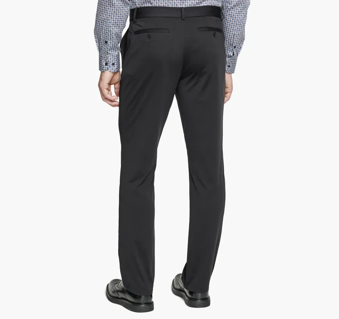Pants and Jeans Johnston and Murphy Men XC Flex Knit Pants Black