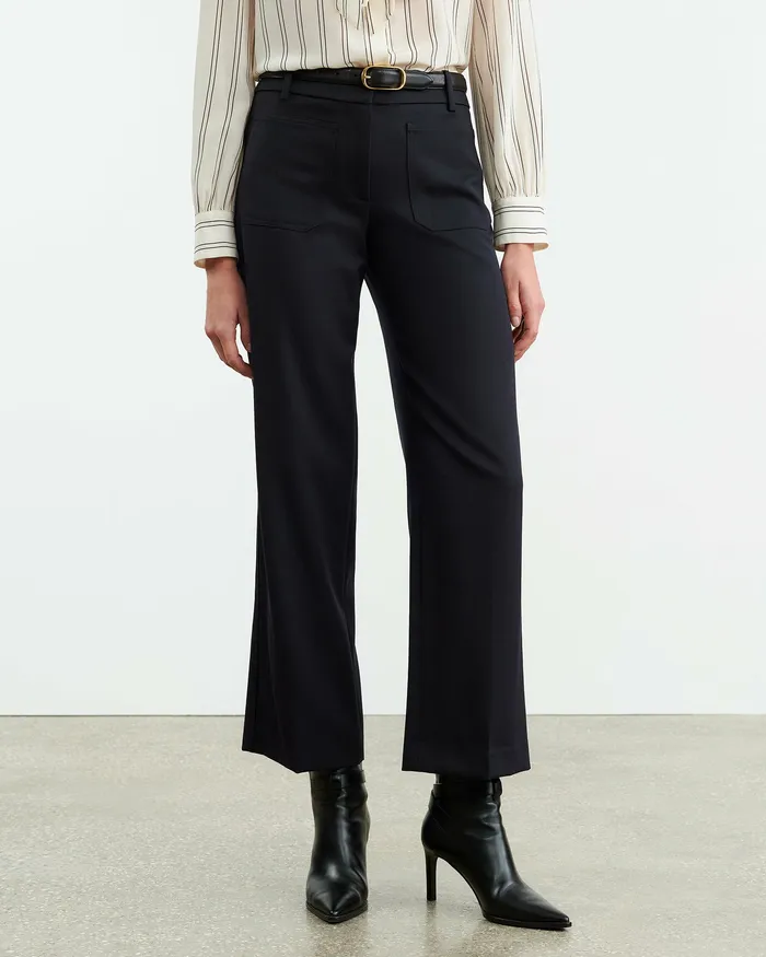 Pants and Shorts Women ENYA PANT Midnight Nili Lotan