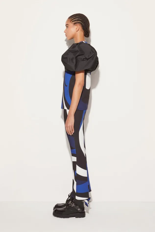 Pants And Shorts Women PUCCI MarmoPrint Flared Trousers