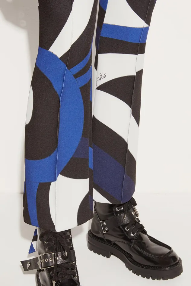 Pants And Shorts Women PUCCI MarmoPrint Flared Trousers