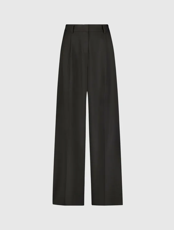 Pants Women The MACkenzie Wide Leg Trouser 8211 FINAL SALE Black Mac Duggal