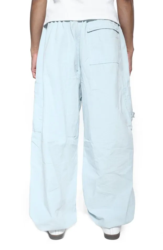 Parachute Pants Men Jaded London Powder Blue Parachute Cargo Pants