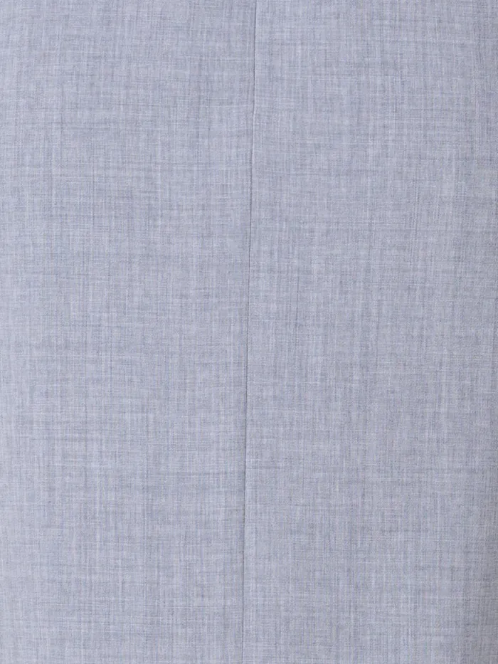 Pencil Skirt In Wool DoubleFace With Zip Pockets Silver Women Akris Skirts