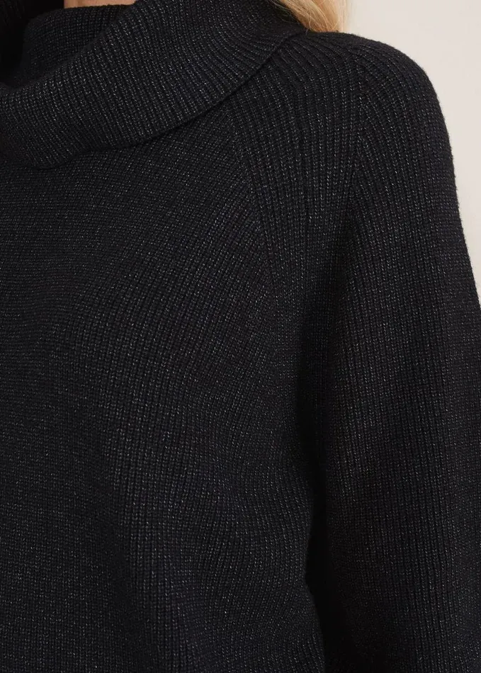 Phase Eight Alyssa Knitted Dress Charcoal Women Dresses