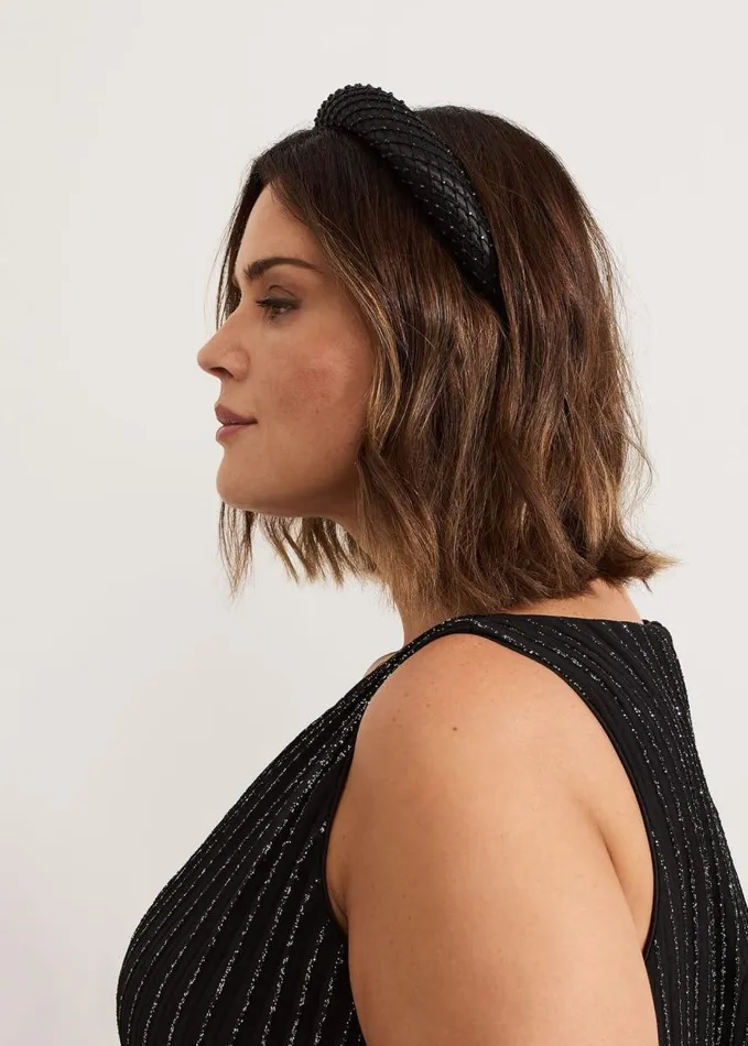 Phase Eight Black Embellished Headband Black Women Fascinators and Hats