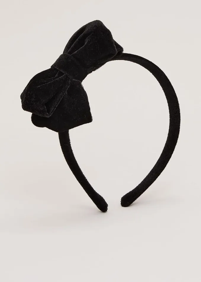 Phase Eight Black Velvet Headbad Black Women Fascinators and Hats