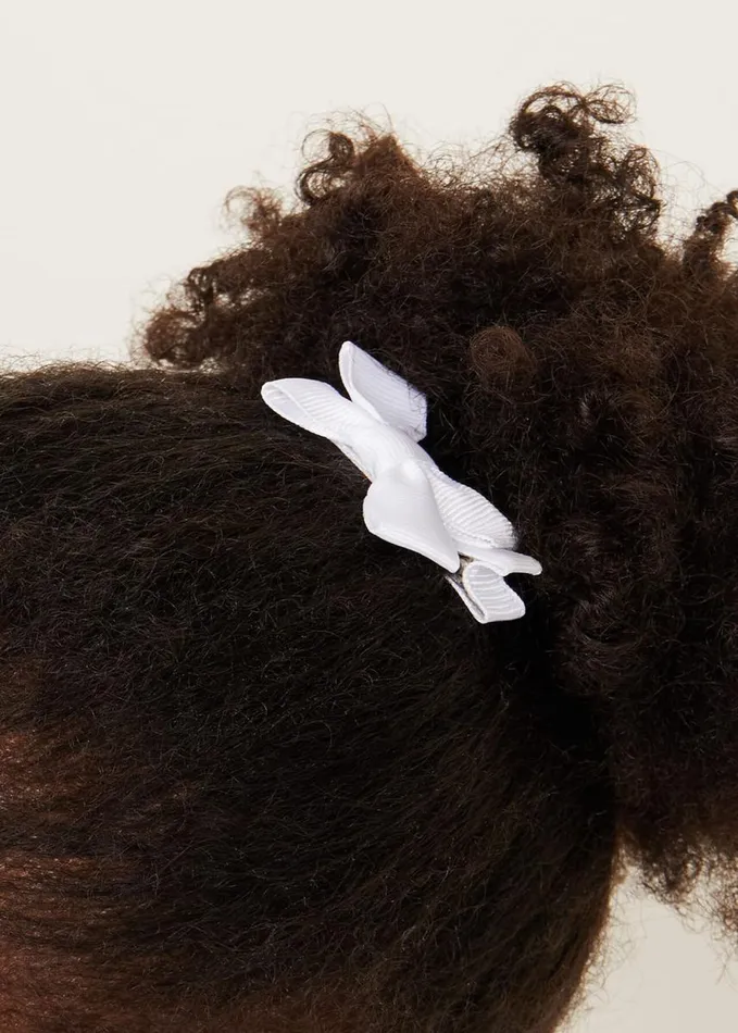 Phase Eight Bow Hair Band and Clip Set White Women Fascinators and Hats
