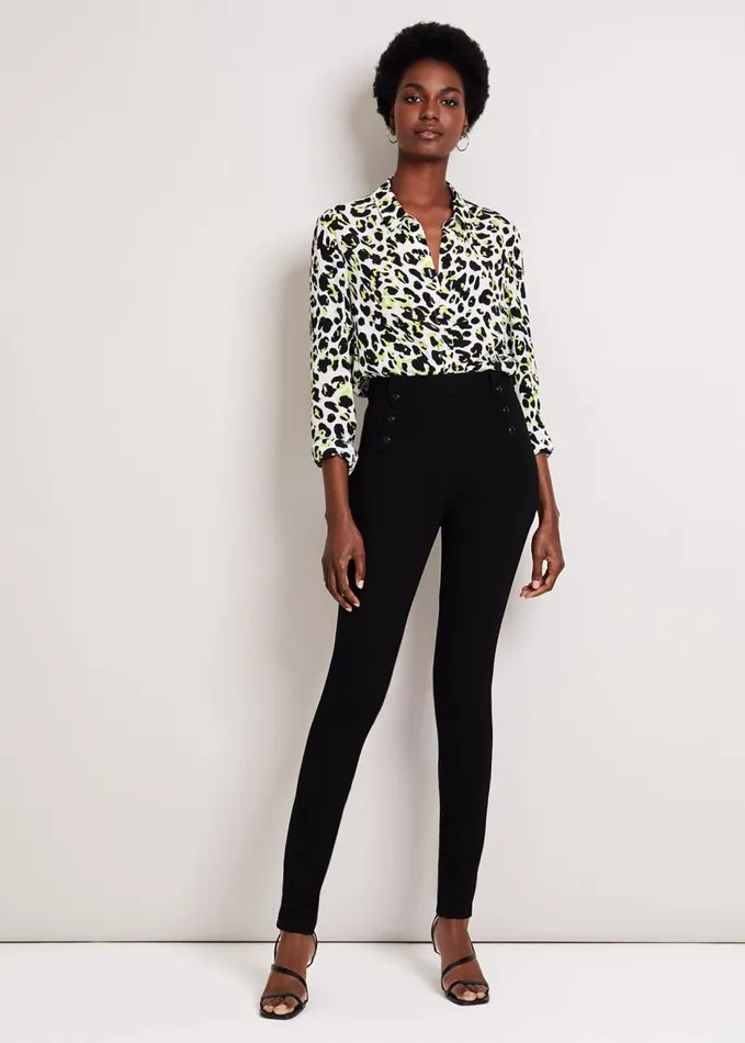 Phase Eight Cammie Ponte Trousers Black Women Trousers