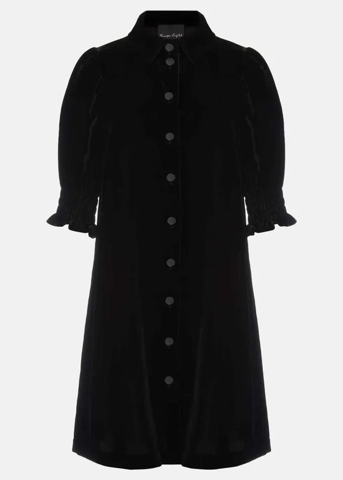Phase Eight Candice Velvet Dress Black Women Dresses