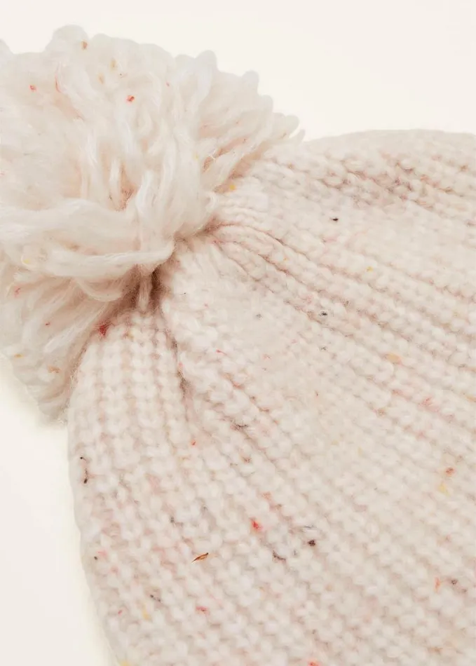 Phase Eight Cattie Ribbed Beanie Hat Neutral Women Fascinators and Hats