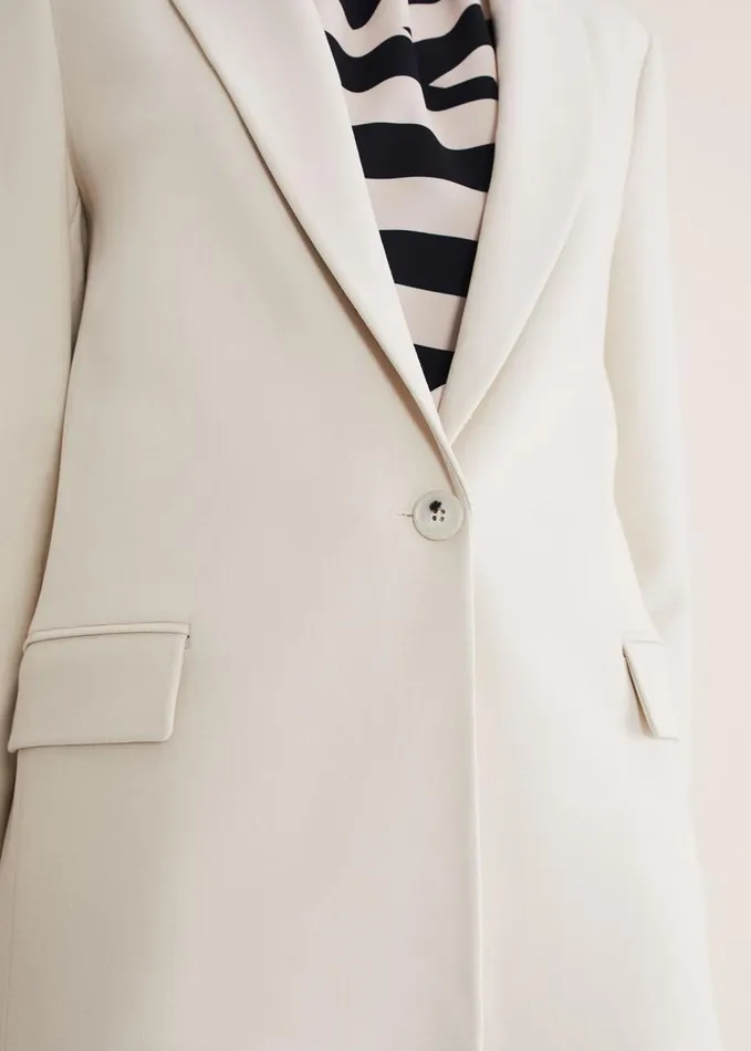 Phase Eight Celyn Single Breasted Blazer Almond Women Jackets