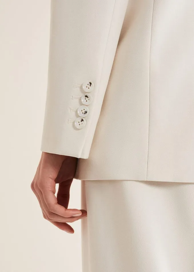 Phase Eight Celyn Single Breasted Blazer Almond Women Jackets