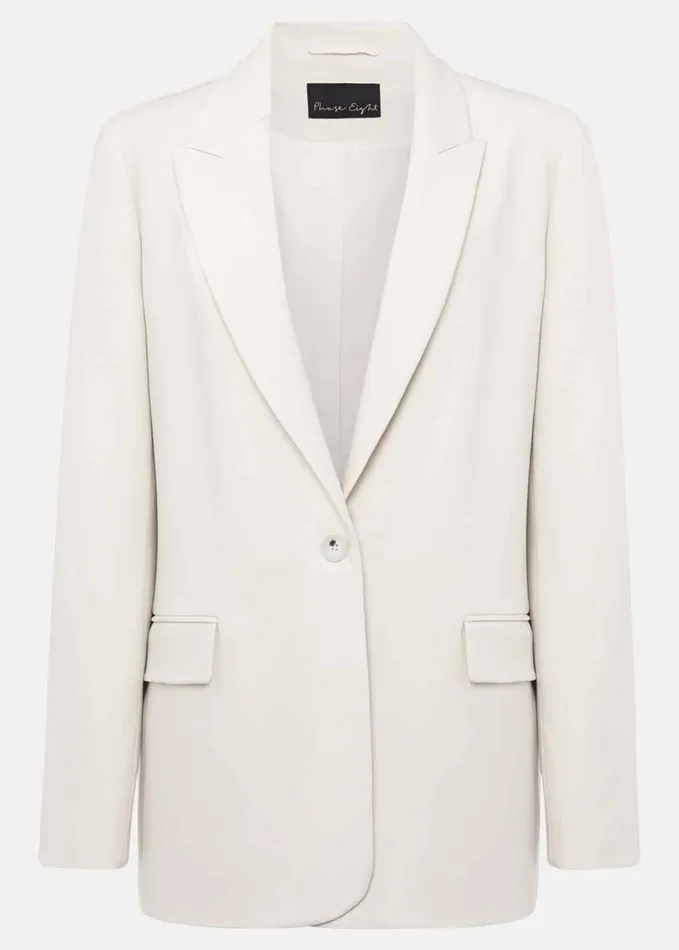 Phase Eight Celyn Single Breasted Blazer Almond Women Jackets