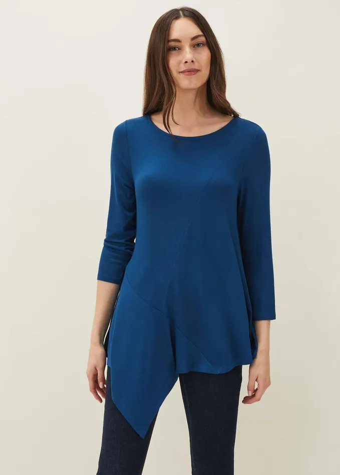 Phase Eight Chrissie Swing Top Teal Women Tops and TShirts