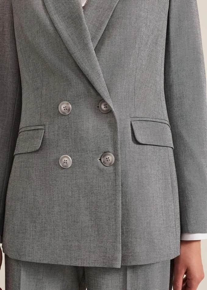 Phase Eight Dilly Grey Blazer Grey Women Coats