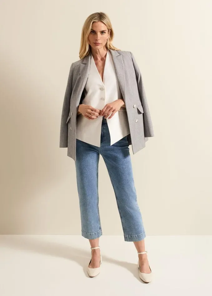Phase Eight Dilly Grey Blazer Grey Women Coats