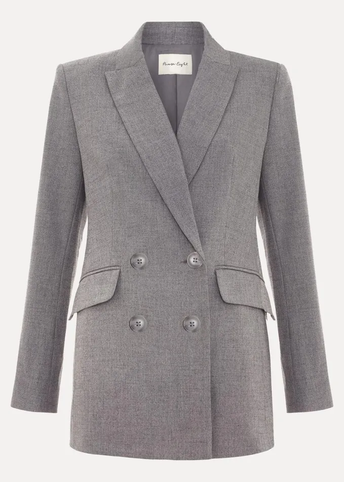 Phase Eight Dilly Grey Blazer Grey Women Coats