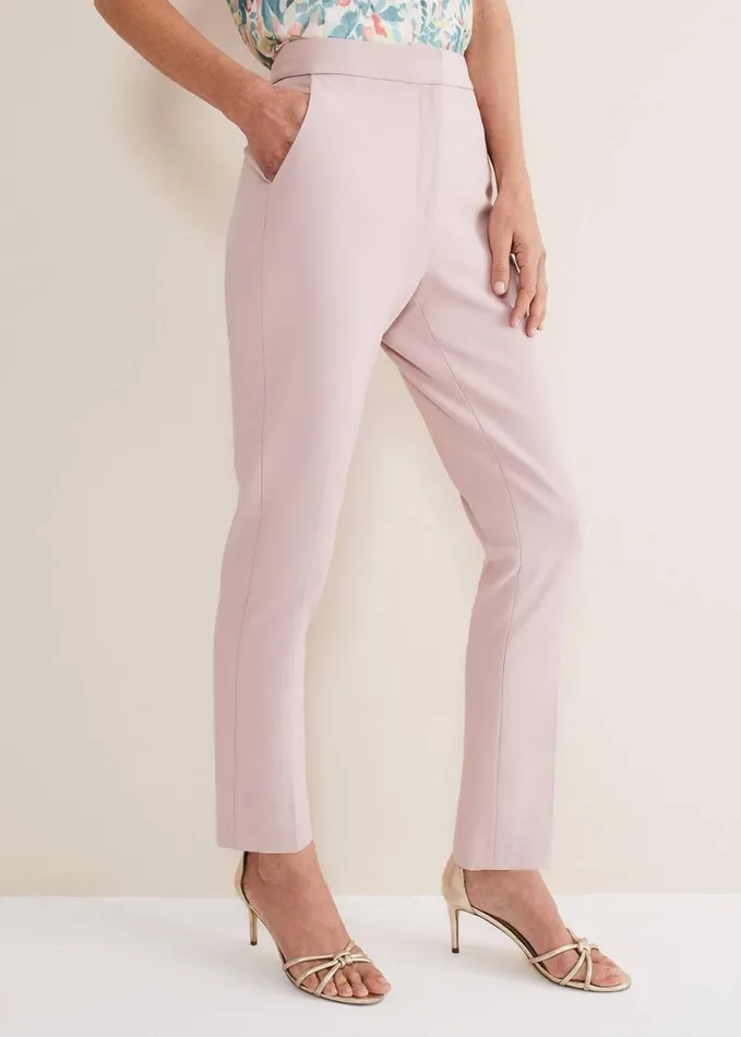 Phase Eight Eira Cigarette Trousers Soft Pink Women Trousers