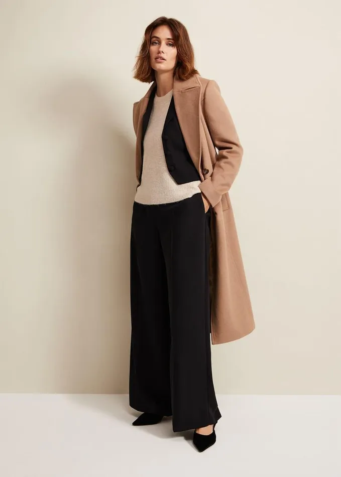 Phase Eight Elandra Tux Waistcoat Black Women Jackets