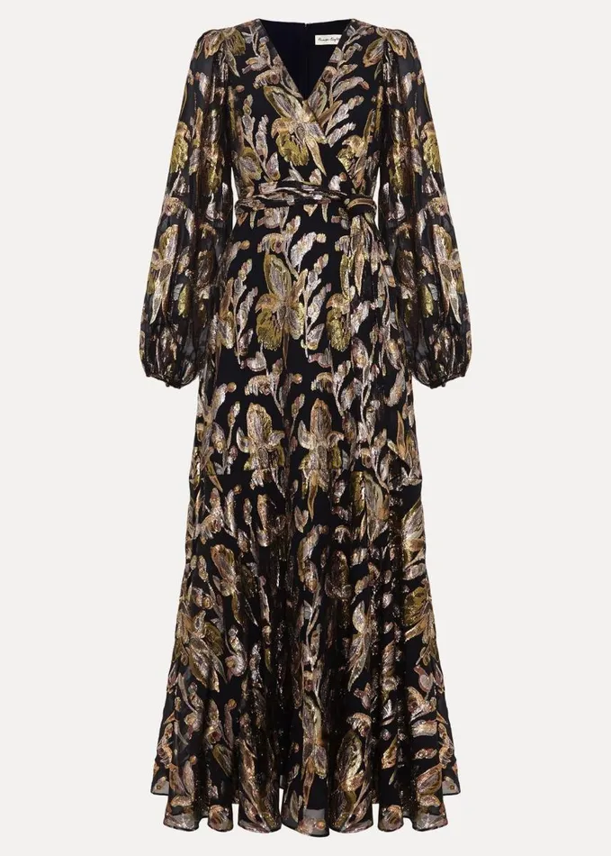 Phase Eight Ellio Silk Shimmer Maxi Dress Multicoloured Women Dresses