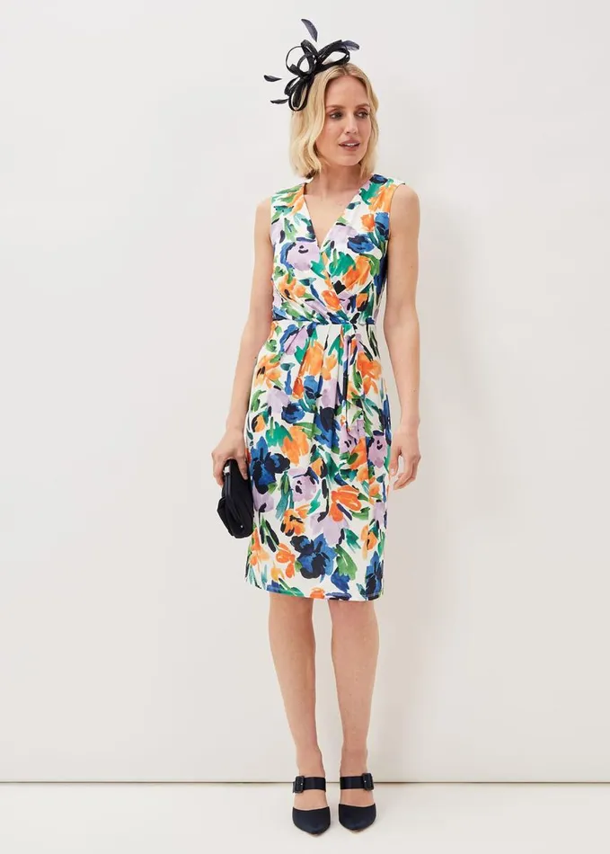 Phase Eight Essie Floral Midi Dress Multicoloured Women Dresses