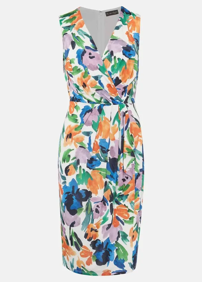 Phase Eight Essie Floral Midi Dress Multicoloured Women Dresses