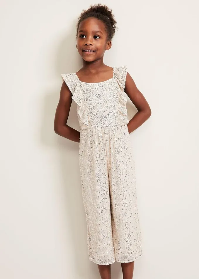 Phase Eight Evie Sequin Jumpsuit Silver Women Dresses