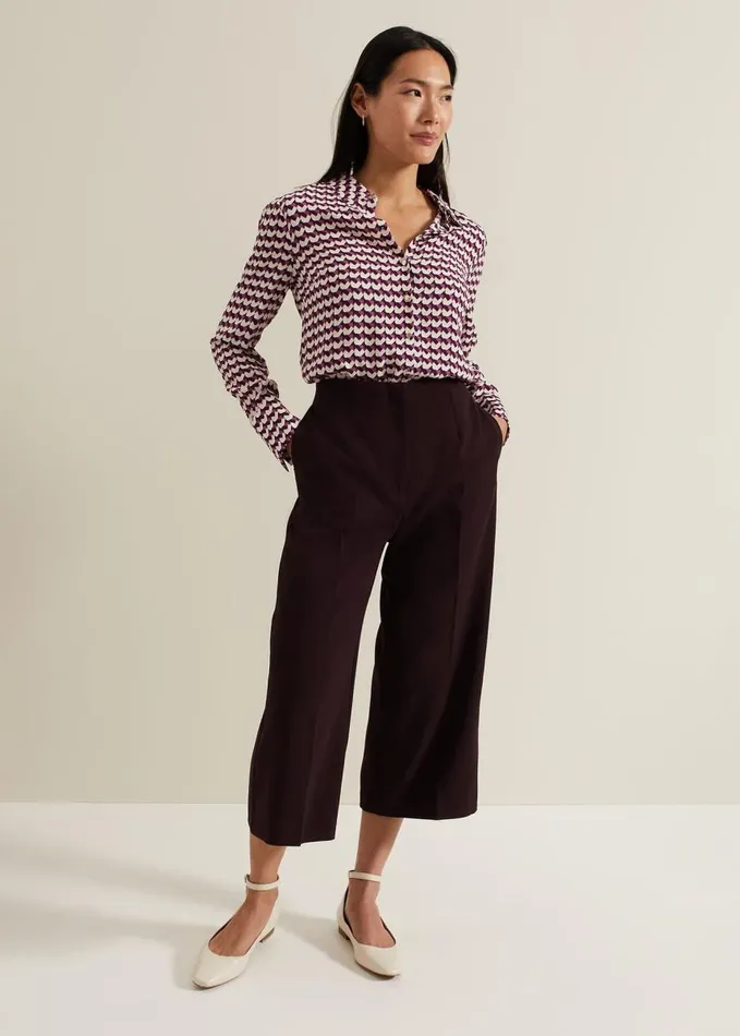 Phase Eight Gina Geo Print Shirt Multicoloured Women Shirts and Blouses